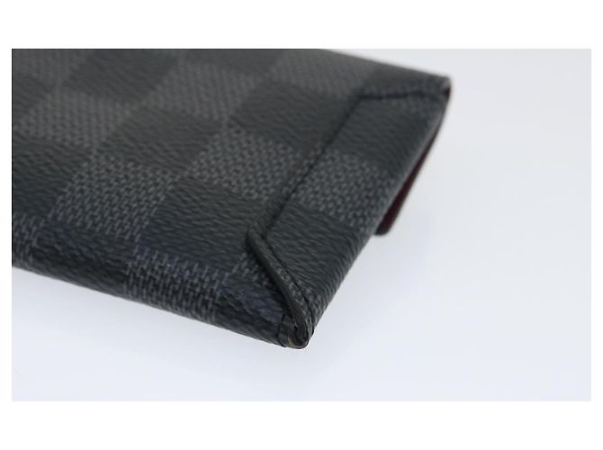 LOUIS VUITTON Damier Graphite Alpha Triple Pouch N60255 LV Aut 29633alla - vista 36