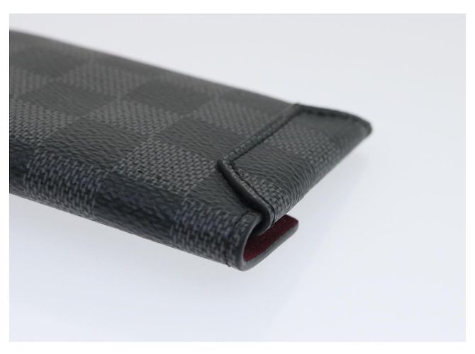 LOUIS VUITTON Damier Graphite Alpha Triple Pouch N60255 LV Aut 29633alla - vista 38