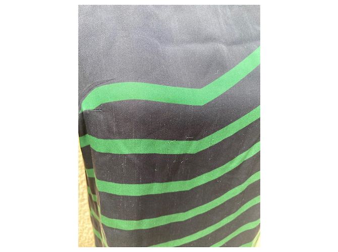 Stella Mc Cartney Abito in seta Stella McCartney Verde Blu Navy - vista 3