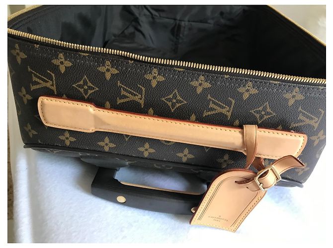 Valigia Louis Vuitton Pegasus Monogramma Marrone - vista 8