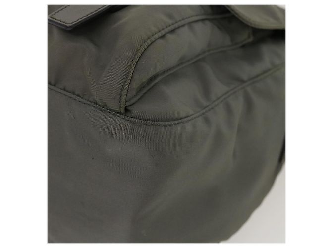 PRADA Borsa A Tracolla Nylon Grigio Auth ar6903 - vista 13