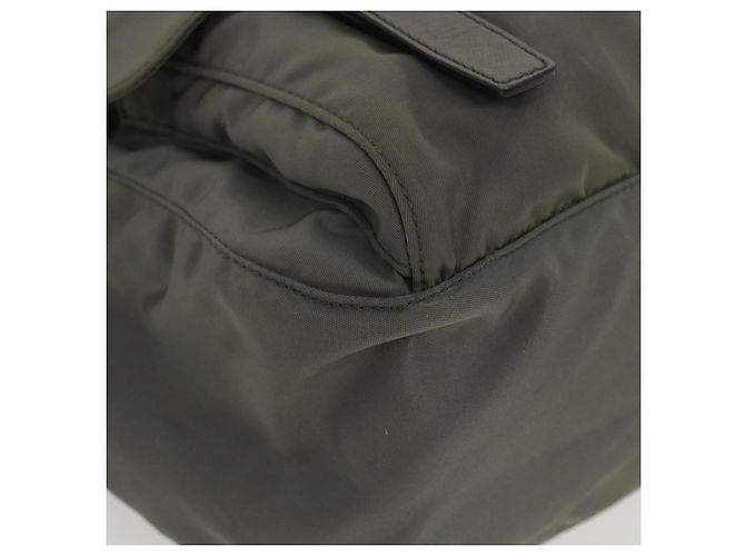 PRADA Borsa A Tracolla Nylon Grigio Auth ar6903 - vista 14
