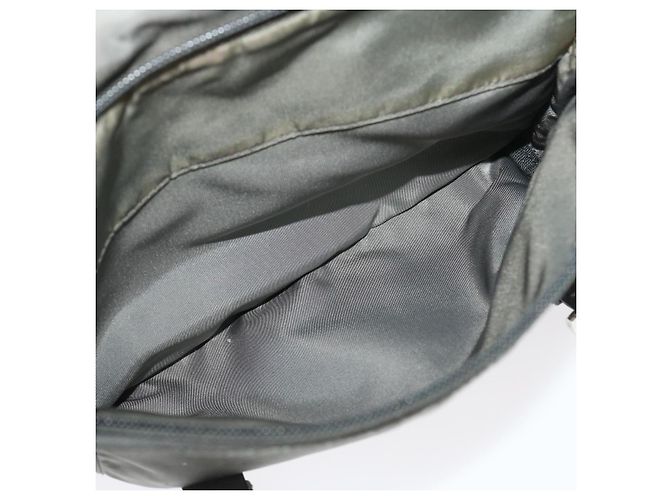 PRADA Borsa A Tracolla Nylon Grigio Auth ar6903 - vista 19