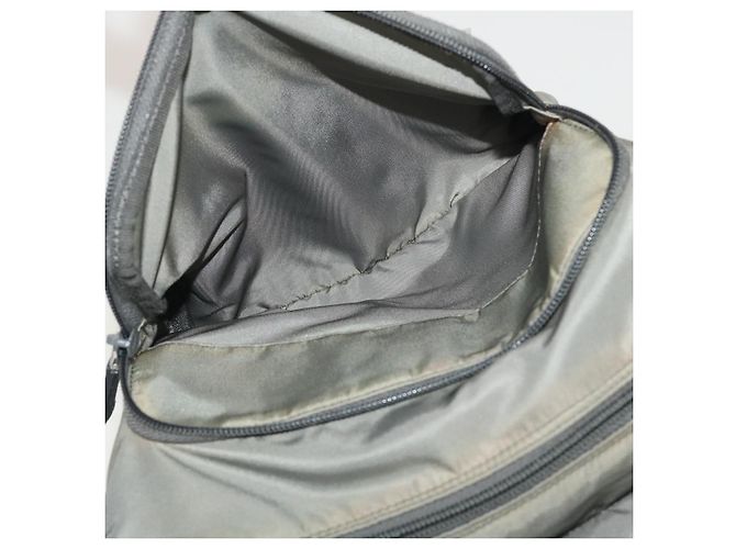 PRADA Borsa A Tracolla Nylon Grigio Auth ar6903 - vista 20