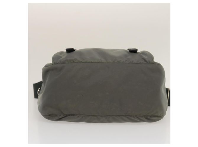 PRADA Borsa A Tracolla Nylon Grigio Auth ar6903 - vista 6