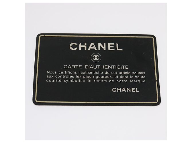 CHANEL Matelasse Borsa a spalla Pelle di agnello Nero Oro CC Auth jk1831 D'oro - vista 12