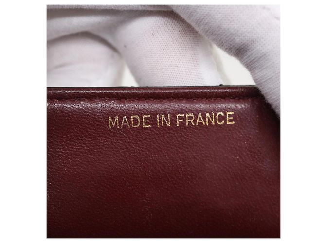 CHANEL Matelasse Borsa a spalla Pelle di agnello Nero Oro CC Auth jk1831 D'oro - vista 19