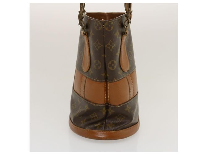 LOUIS VUITTON Monogram Bucket PM Borsa a spalla USA limitata M42238 LV Auth ar6888 - vista 4