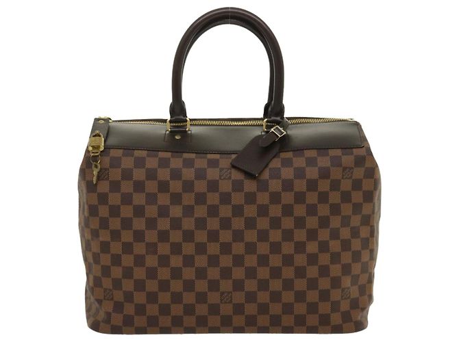 LOUIS VUITTON Damier Ebene Greenwich PM Boston Bag N41165 LV Auth ar6944 - vista 13