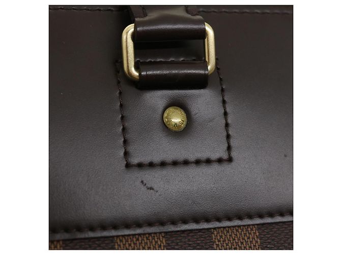 LOUIS VUITTON Damier Ebene Greenwich PM Boston Bag N41165 LV Auth ar6944 - vista 21