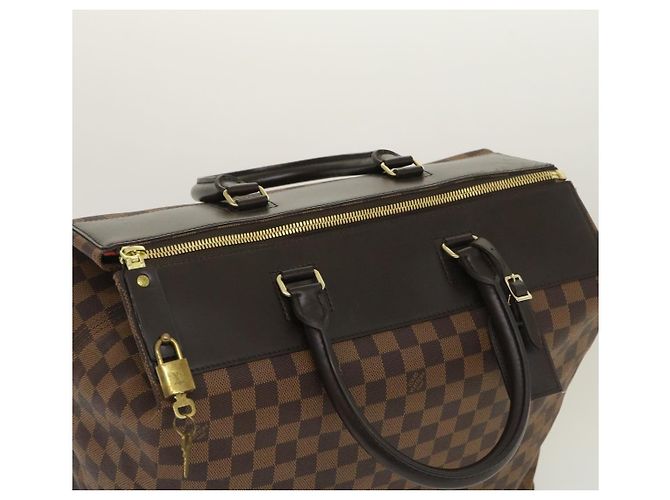 LOUIS VUITTON Damier Ebene Greenwich PM Boston Bag N41165 LV Auth ar6944 - vista 6