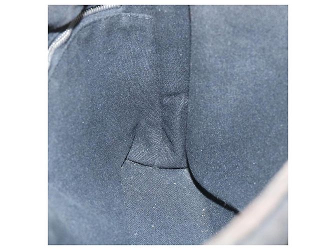 Hermès HERMES Troca Bolsa de mão horizontal PM Lona Preta Auth yt722 Preto - vista 20