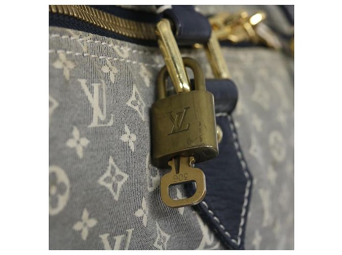 LOUIS VUITTON Borsa Boston Idylle Speedy Voyage con monogramma Navy M56706 LV Aut 29508 Blu Blu navy - vista 22