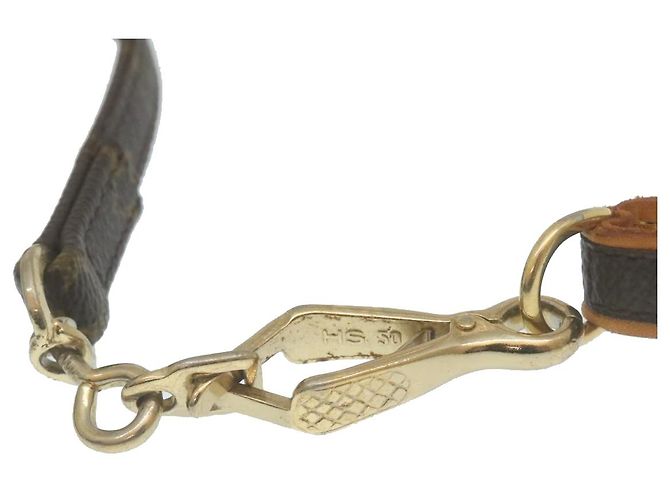 LOUIS VUITTON Monogram Leash Baxter Collier Baxter MM Dog Leash LV Auth yk4099 - vue 10
