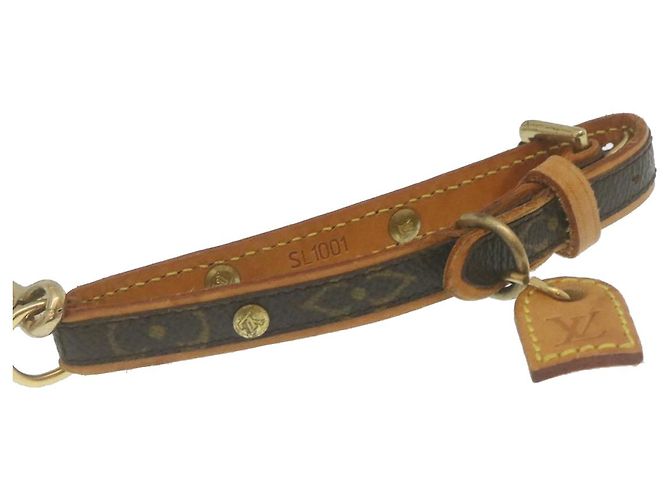 LOUIS VUITTON Monogram Leash Baxter Collier Baxter MM Dog Leash LV Auth yk4099 - vue 6