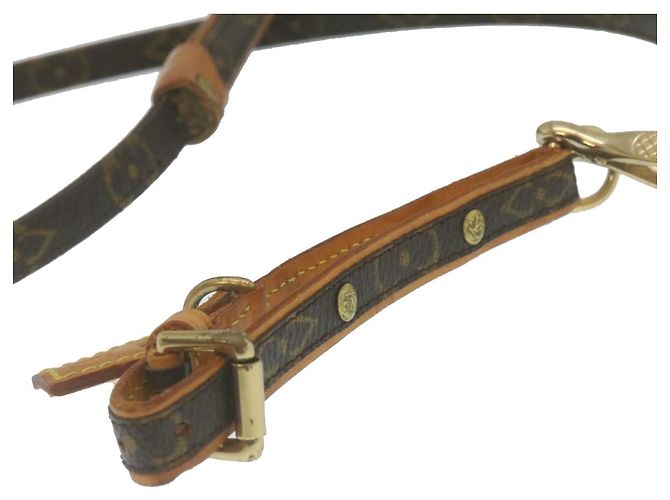LOUIS VUITTON Monogram Leash Baxter Collier Baxter MM Dog Leash LV Auth yk4099 - vue 7