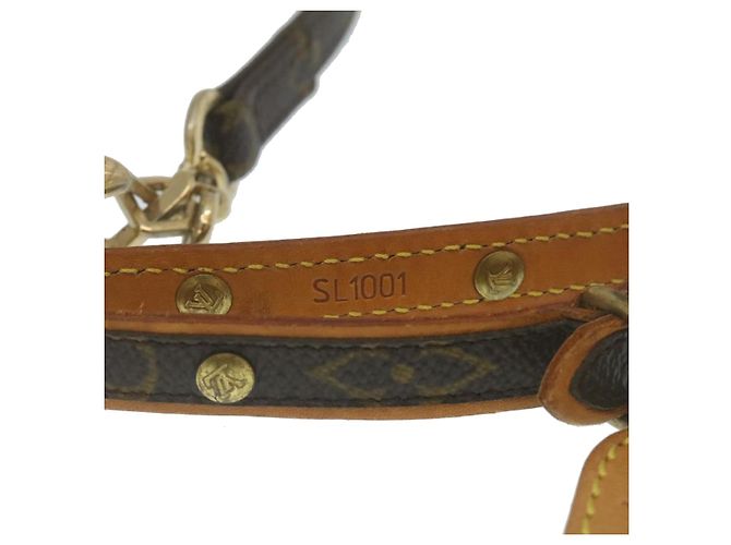 LOUIS VUITTON Monogram Leash Baxter Collier Baxter MM Dog Leash LV Auth yk4099 - vue 8
