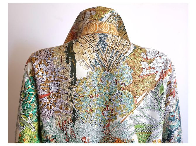 Parka de seda Hermès Les Légende de l'Arbre Multicolor - vista 5