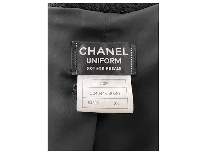 Chanel giacca uniforme Nero - vista 12