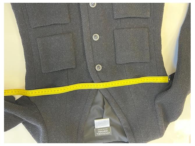 Chanel giacca uniforme Nero - vista 15