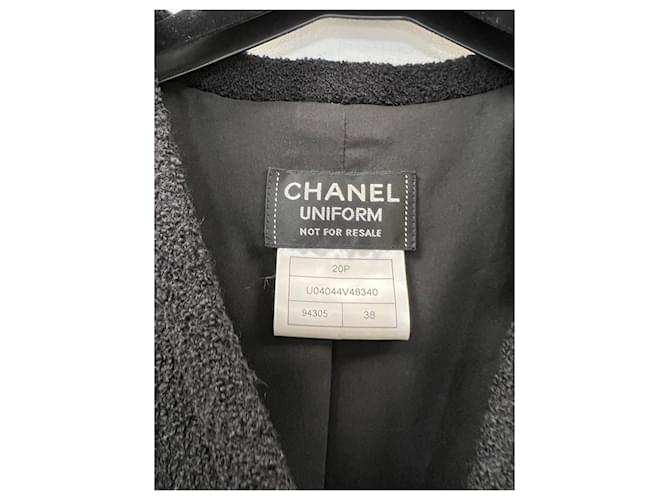 Chanel giacca uniforme Nero - vista 7