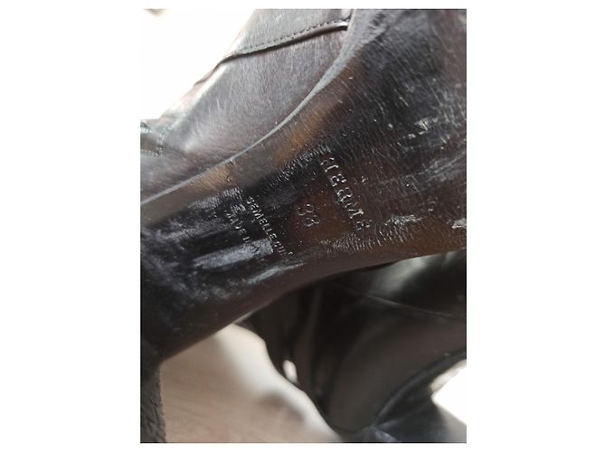 Botas Hermès de piel negra Negro - vista 10