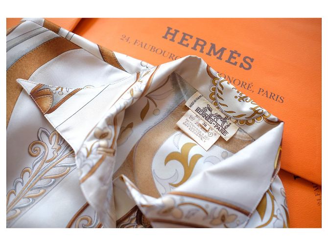 Hermès Seidenhemd Festival Design Mehrfarben - Ansicht 12