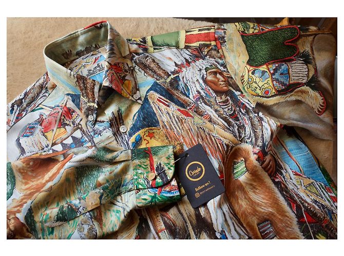 Seidenhemd für Herren von Hermès Mehrfarben - Ansicht 9