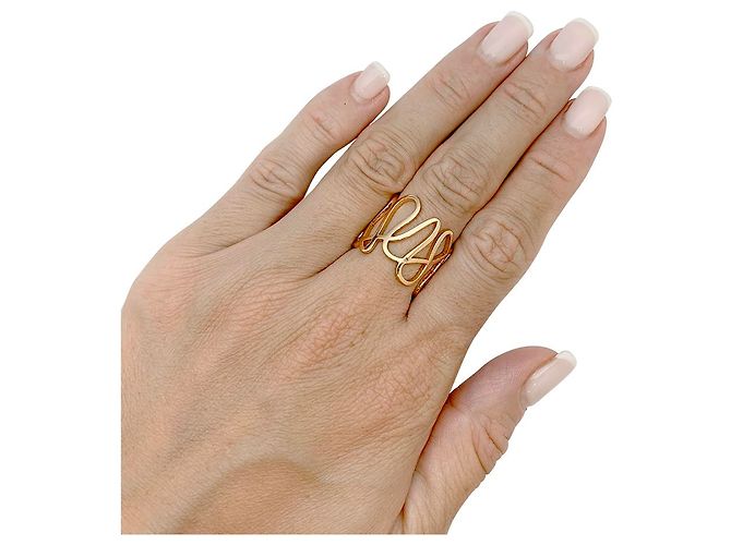 Anello Repossi "White Noise" in oro rosa. - vista 6