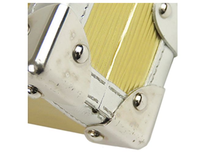 Louis Vuitton Silver Epi Petite Malle Argento D'oro - vista 13