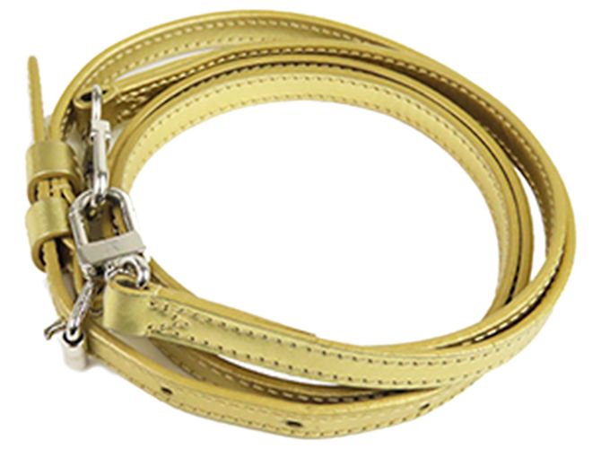 Louis Vuitton Silver Epi Petite Malle Argento D'oro - vista 14