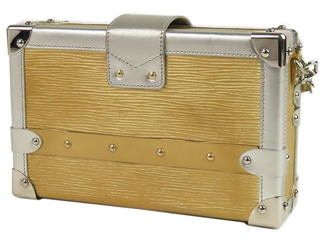 Louis Vuitton Silver Epi Petite Malle Argento D'oro - vista 2