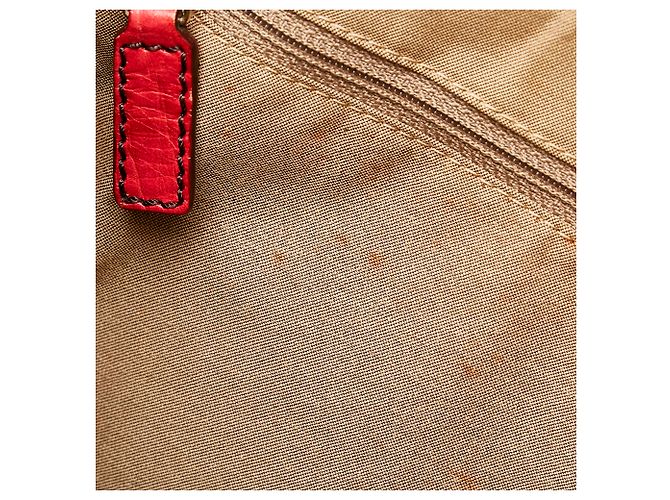 Fendi Brown - Zucchino-Segeltuch-Einkaufstasche Braun Pink - Ansicht 8