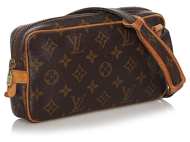 Louis Vuitton Brown Monogram Marly Bandouliere Marrone - vista 2