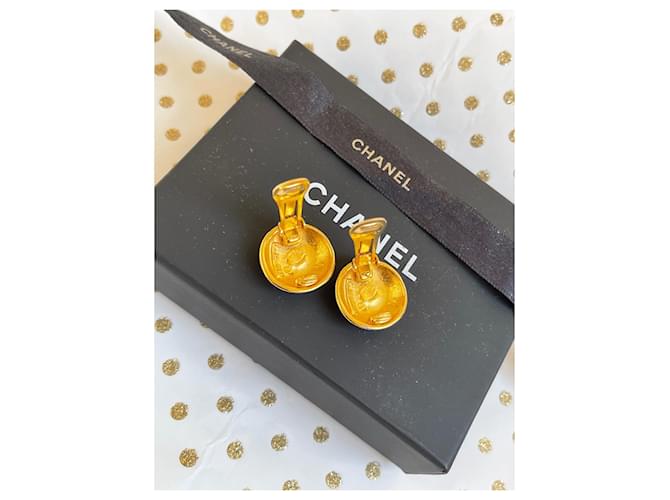 Orecchini Chanel dorati D'oro - vista 3