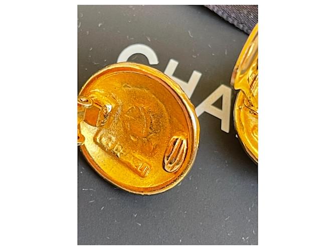 Orecchini Chanel dorati D'oro - vista 6