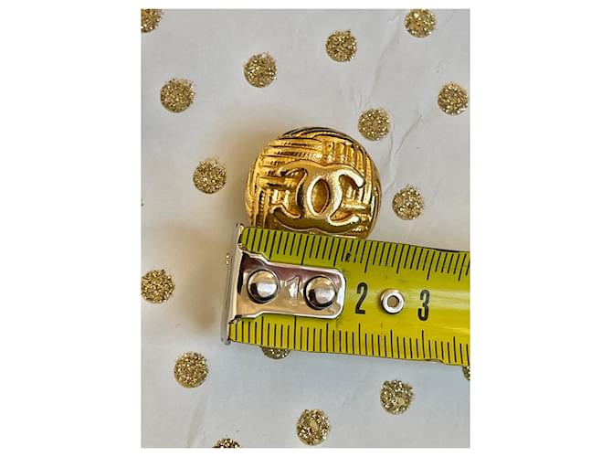 Orecchini Chanel dorati D'oro - vista 7