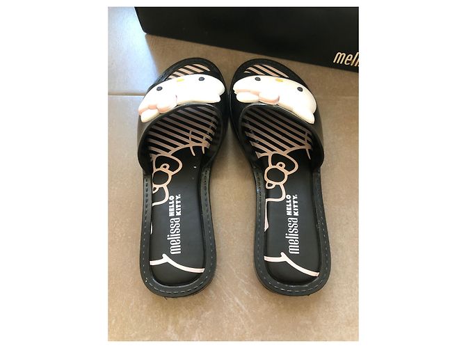 Melissa Sandalen Schwarz Weiß - Ansicht 3