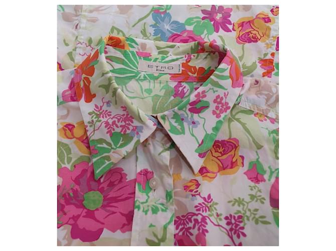 Camicia Etro in cotone multicolore - vista 6