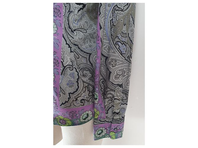 Camicia Etro in cotone multicolore IT 46 - vista 5