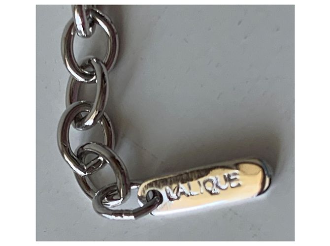 Collana Lalique in Silicone Rosa e Argento - vista 3