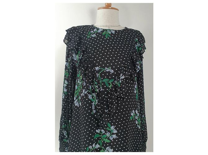 Ganni Rometty Georgette Kleid Mehrfarben - Ansicht 2