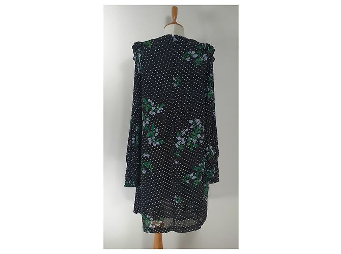 Ganni Rometty Georgette Kleid Mehrfarben - Ansicht 4