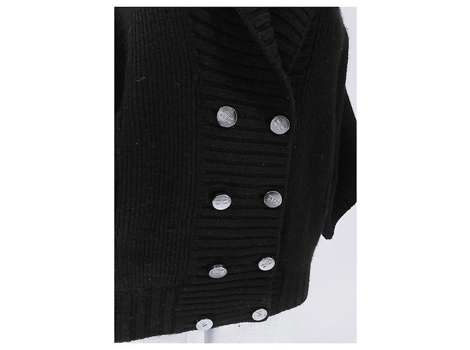 Elisabetta Franchi Strickjacke schwarz Wolle Acryl - Ansicht 2