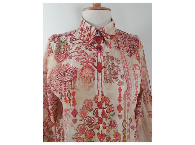 Massimo Dutti Camisa de algodón Multicolor - vista 2