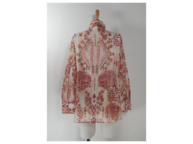 Massimo Dutti Camisa de algodón Multicolor - vista 4