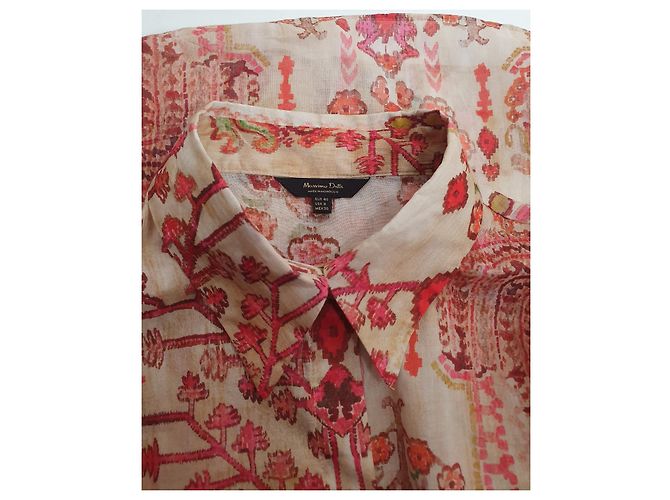 Massimo Dutti Camisa de algodón Multicolor - vista 5