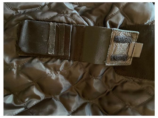 Autre Marque Schwarzer Lammleder Mantel XL - Ansicht 6