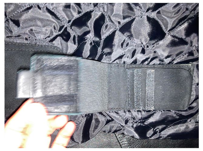 Autre Marque Schwarzer Lammleder Mantel XL - Ansicht 7