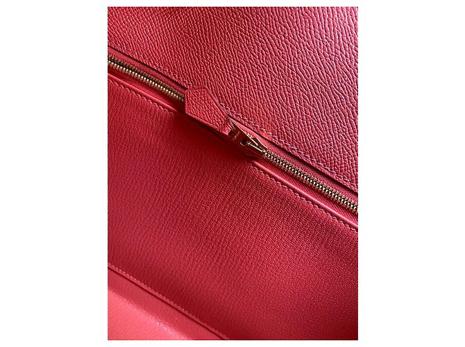 Hermès Kelly 28 Epsom Pelle Rosa Gold Hardware - vista 11